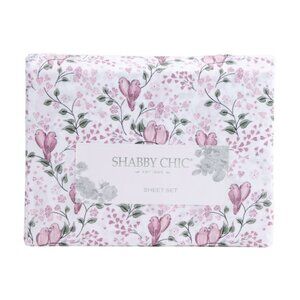SHABBY CHIC 3pc Lovey Bird Sheet Set